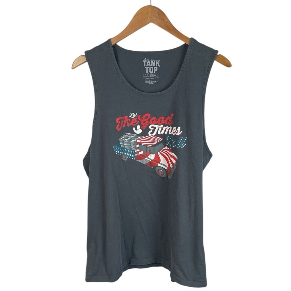 TS1131 Men’s Rowdy Gentleman Let the Good times roll Bro Tank top XL